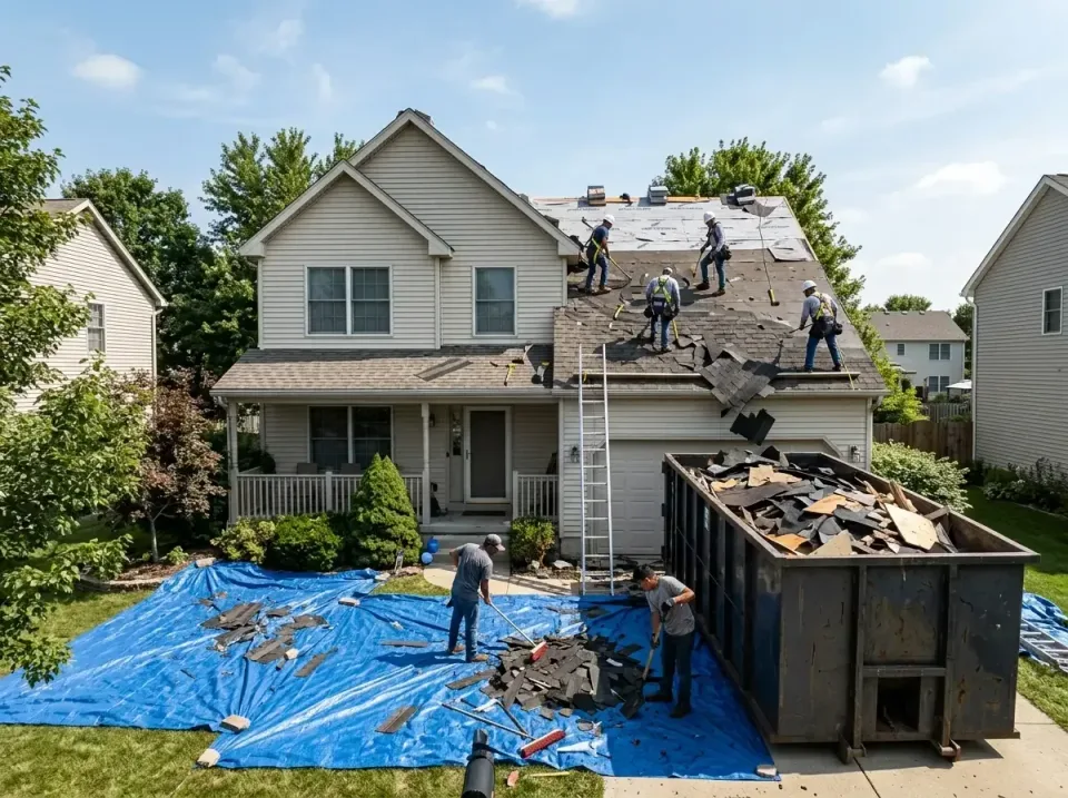 roof-replacement-debris-remova-004 — frequently asked questions, Cheapest Dumpster Rentals in Bellefontaine, OH